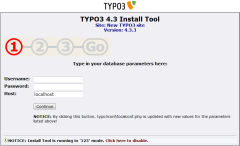 Typo3 Installationsmaske